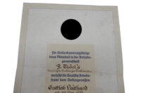 DAF Ehrenurkunde