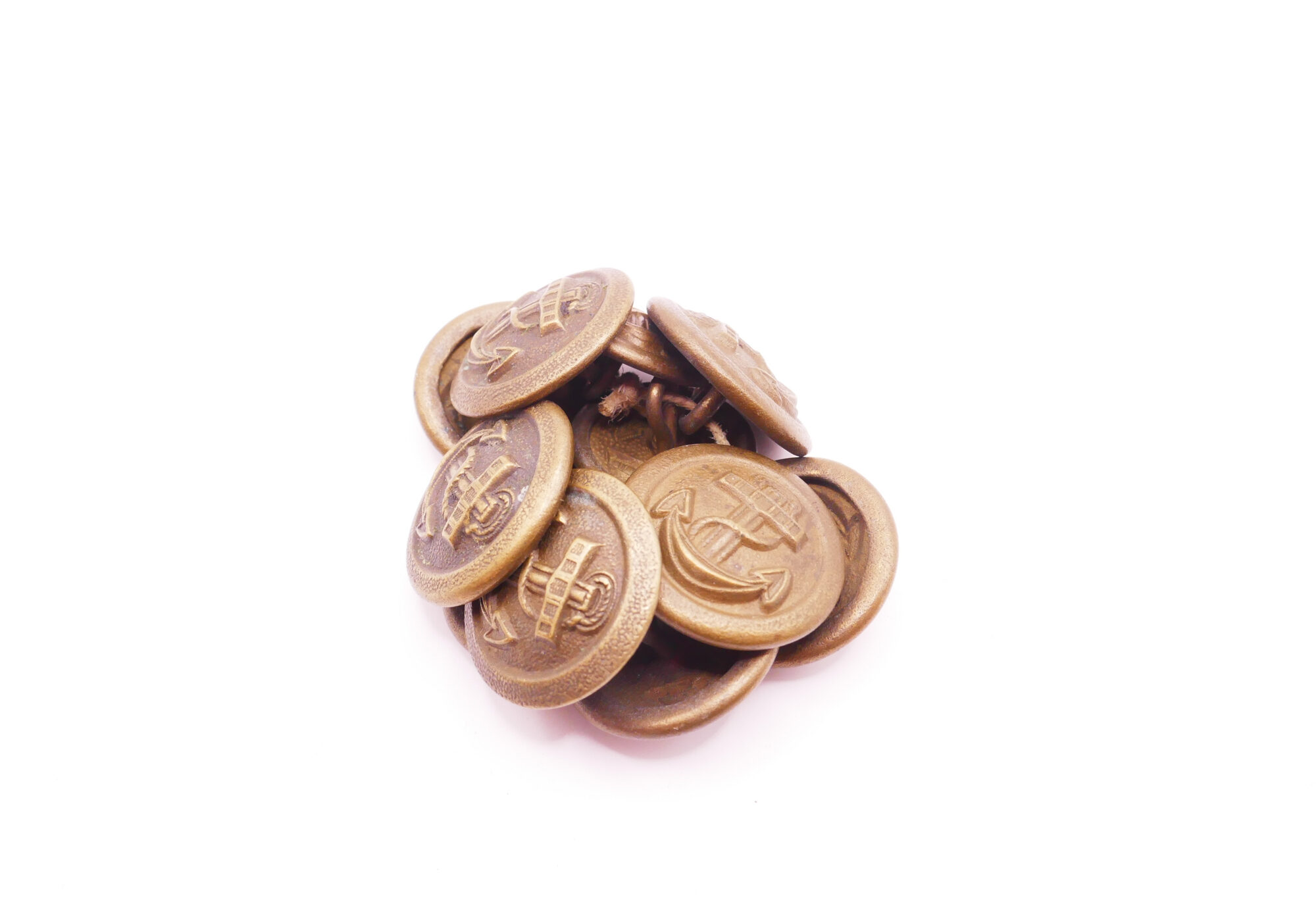 20251115-192736677 11x Kriegsmarine Knöpfe an Schnur