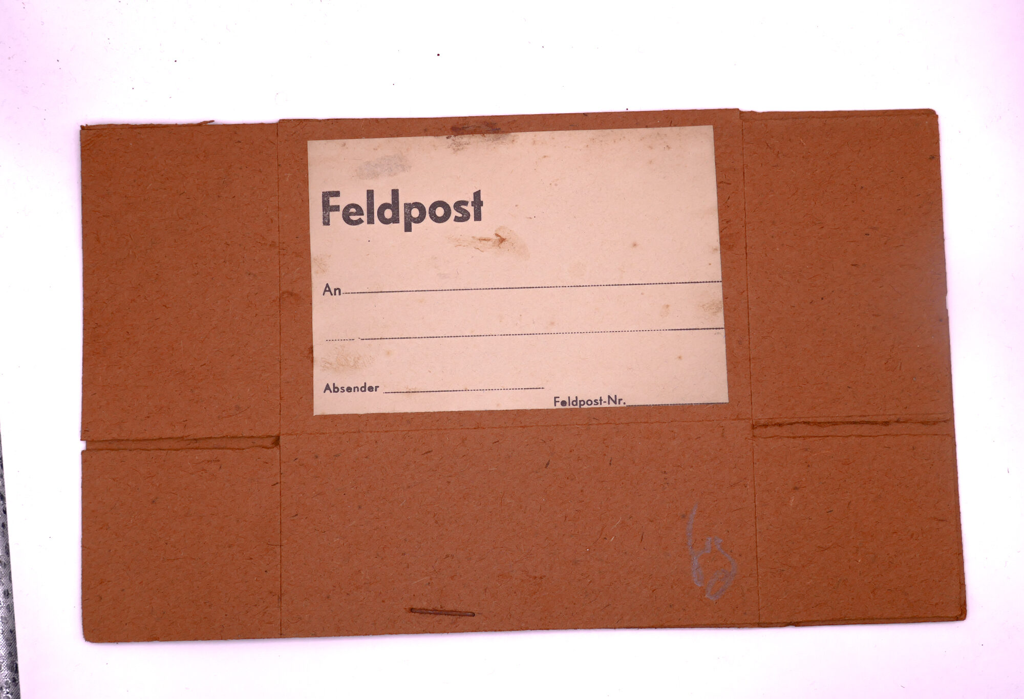 20251115-192815828 Wehrmacht Feldpost Karton (Unbenutzt)