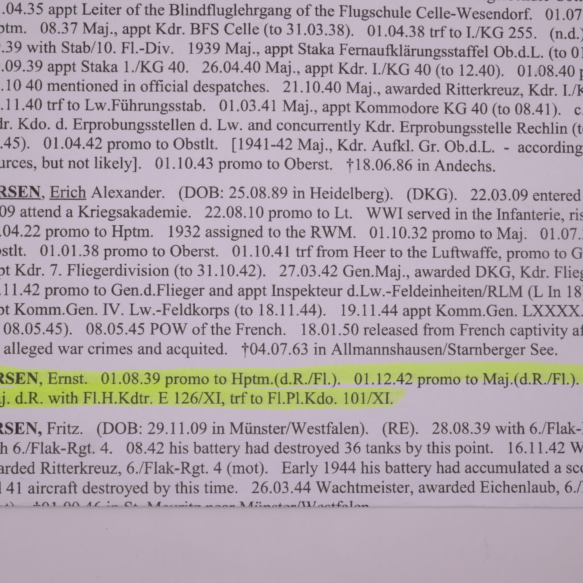 20251215-191910210 Abschrift Urkunde zum KVK 2.Klasse Norderney Major Ernst Petersen.