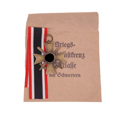 Kriegsverdienstkreuz 2. Klasse mit Schwertern mit Tüte