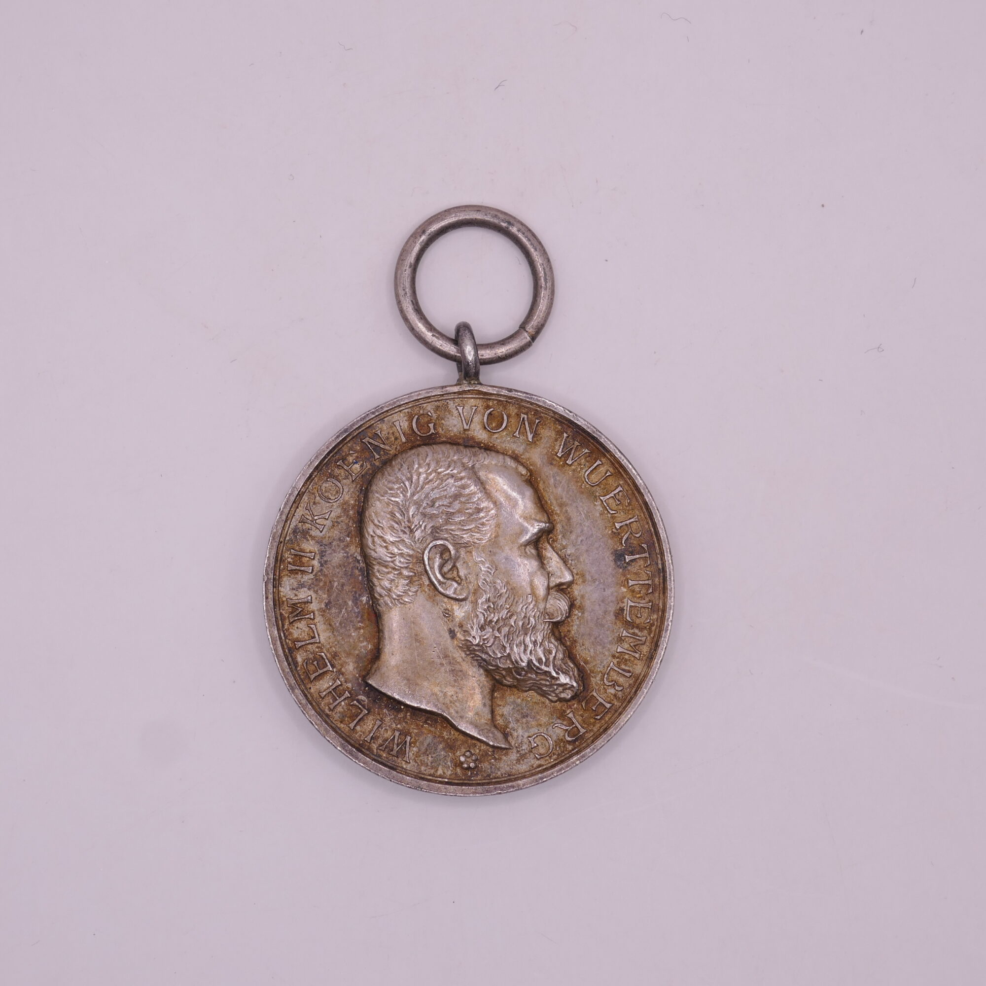 Württemberg Silberne Militärverdienstmedaille König Wilhelm II