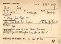 Wehrpass 126. Infanterie Division Gefallen Kopftreffer St.Petersburg, VWA Schwarz