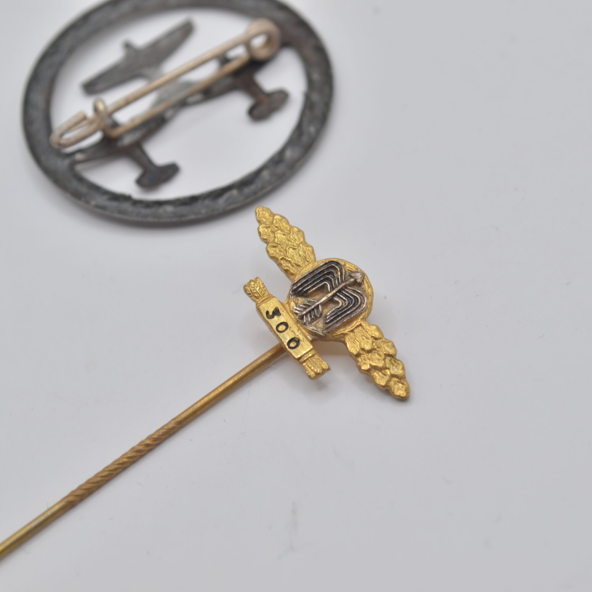 DSC_0247 57er Frontflugspange 300 Miniatur + WHW Abzeichen