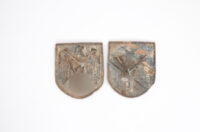 DSC_0350-2 Afrikakorps Helmschild Set Bodenfund