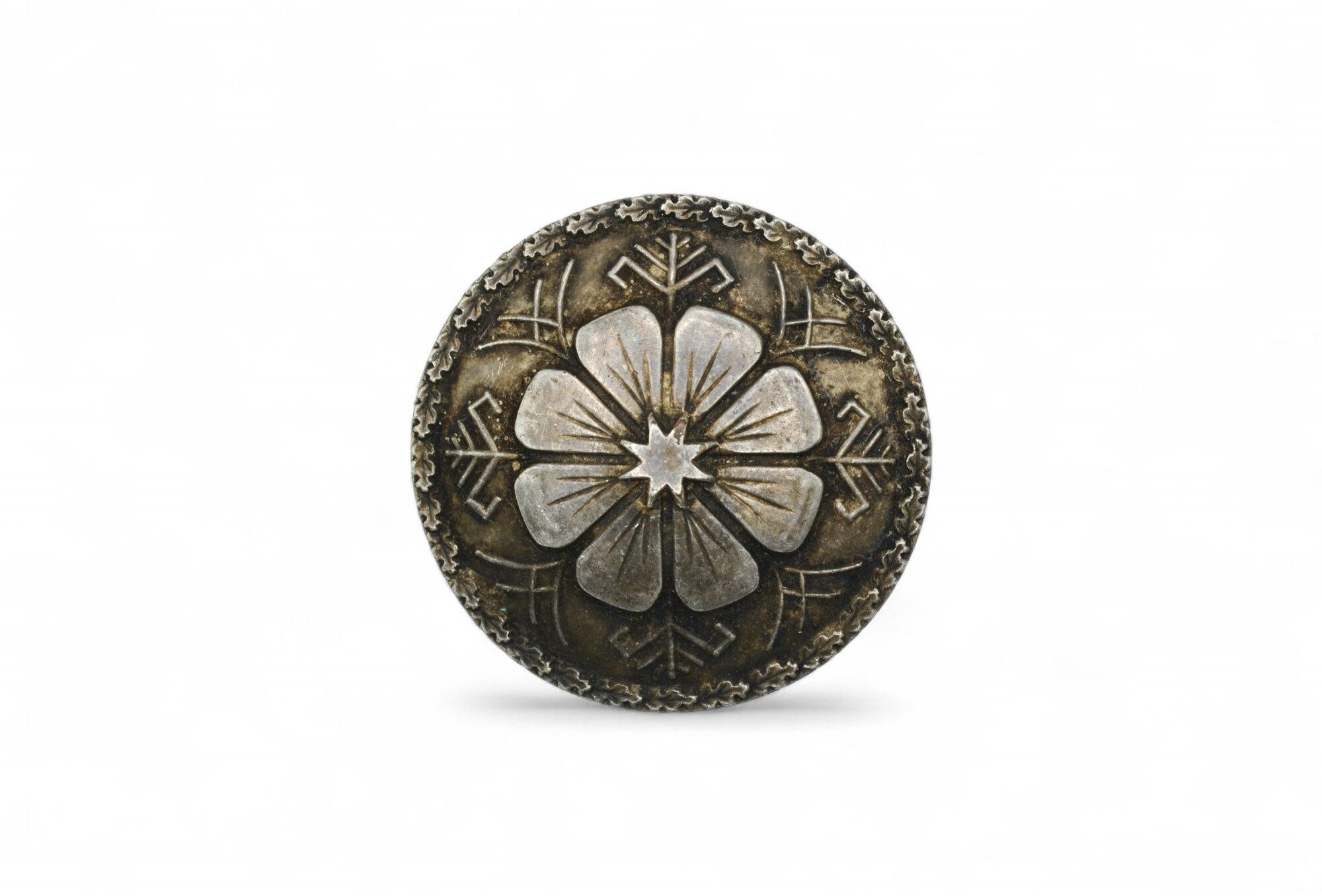 DSC_0508 Brosche mit Germanischen Symbolen