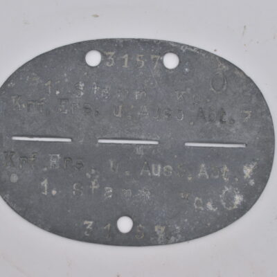 Erkennungsmarke 1./St.Kp.Krf.Ers.u.Ausb.Abt.7