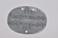 Erkennungsmarke 4.Lei.Flak-Ers-Abt 91
