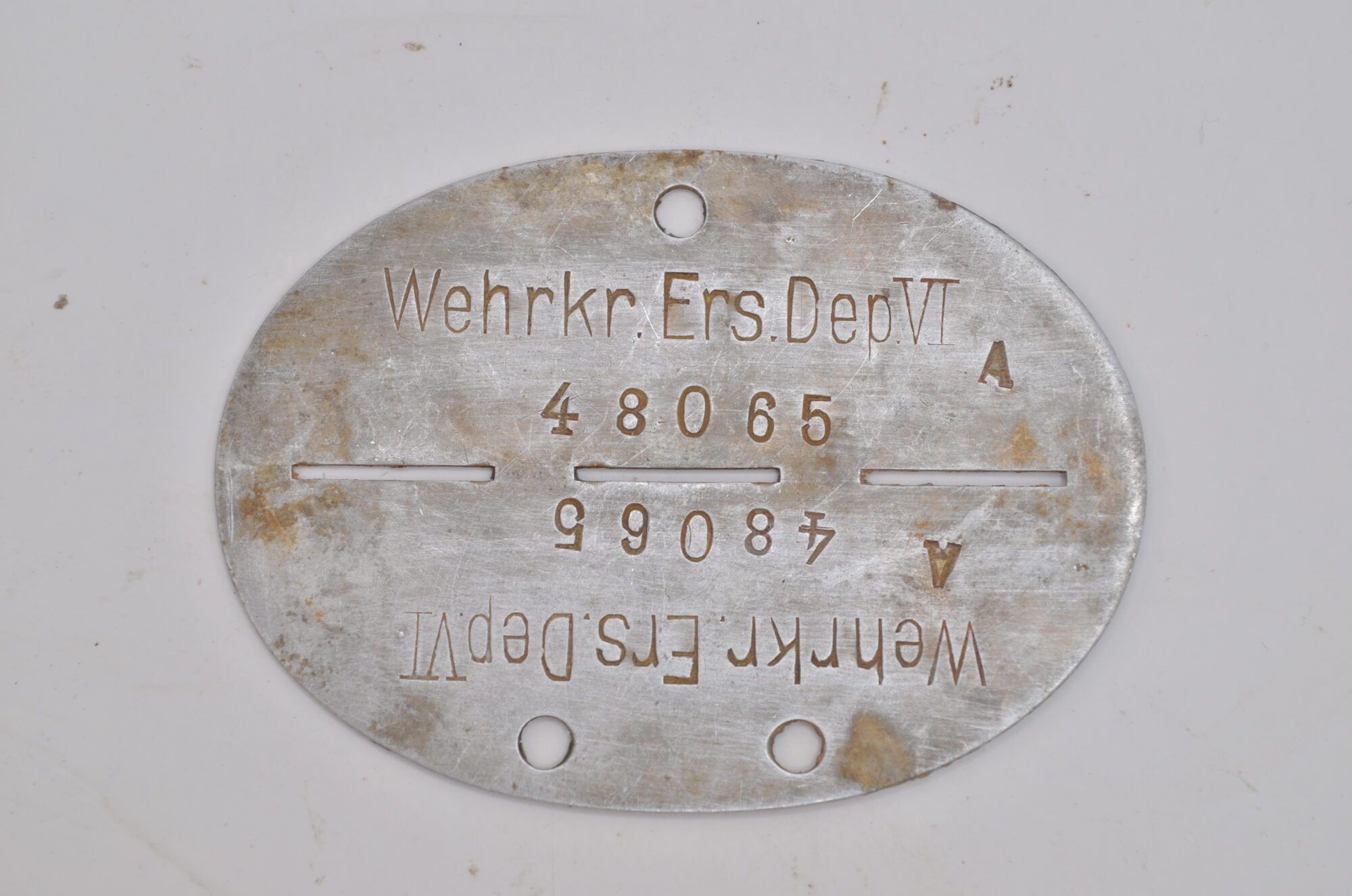 Erkennungsmarke Wehrkr.Ers.DepVI