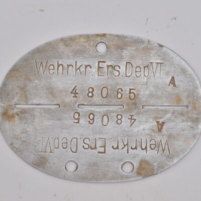 Erkennungsmarke Wehrkr.Ers.DepVI