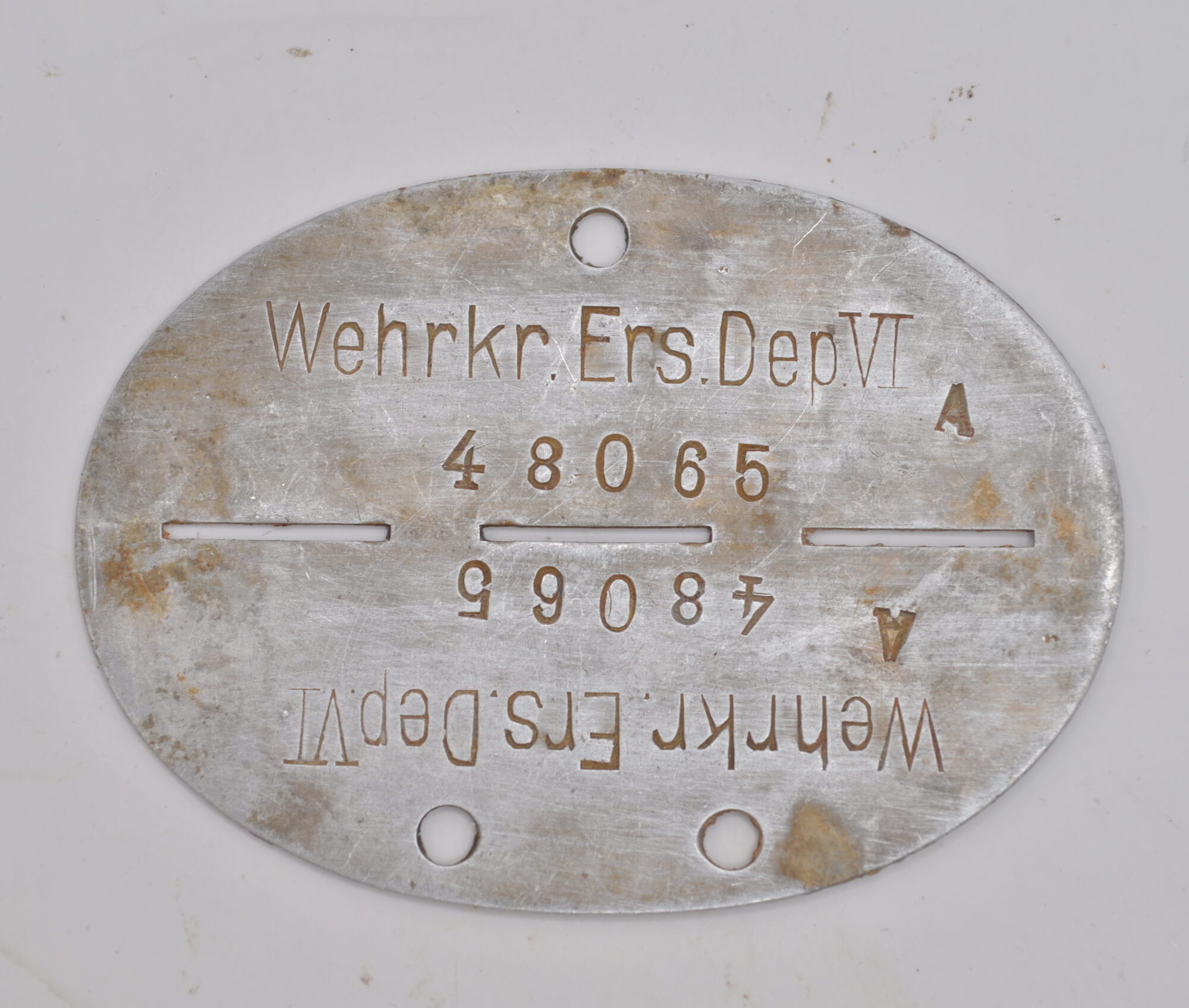 Erkennungsmarke Wehrkr.Ers.DepVI