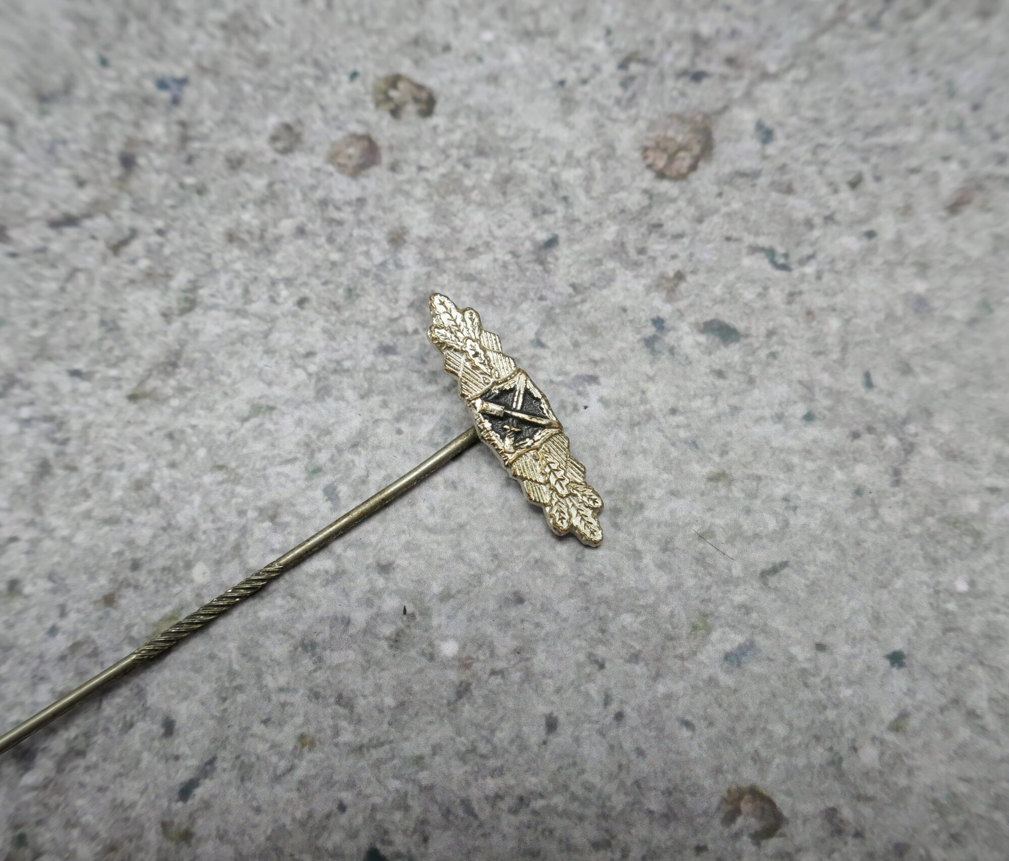 Nahkampfspange in Silber Miniatur 57er Ausführung