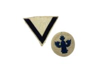 IMG_6671 Kriegsmarine Ärmelabzeichen Gefreiter + Mannschaften Marineartillerielaufbahn