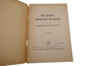 Der Fü. antwortet Roosevelt