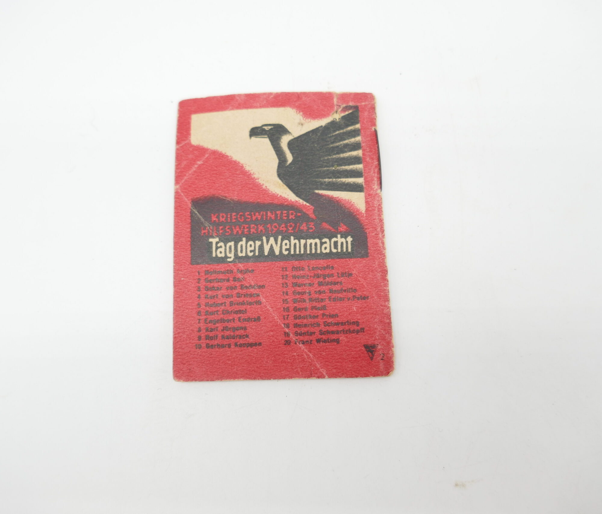 WHW Ritterkreuz Heft "Gerhard Ball"