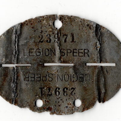 Erkennungsmarke Legion Speer (Repariert)