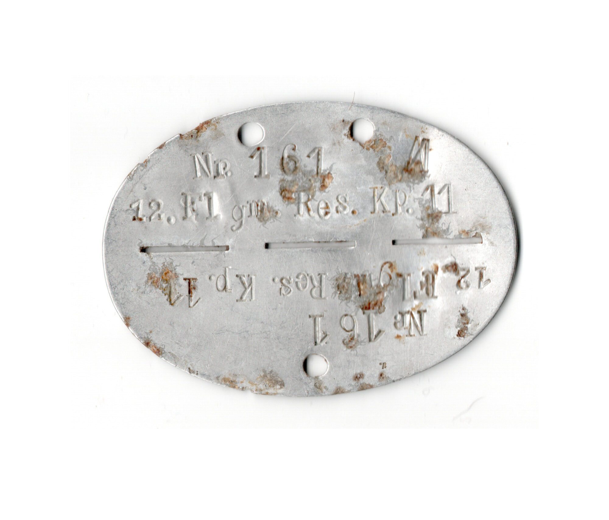 Erkennungsmarke 12.Fl.gem.Res.Kp.11
