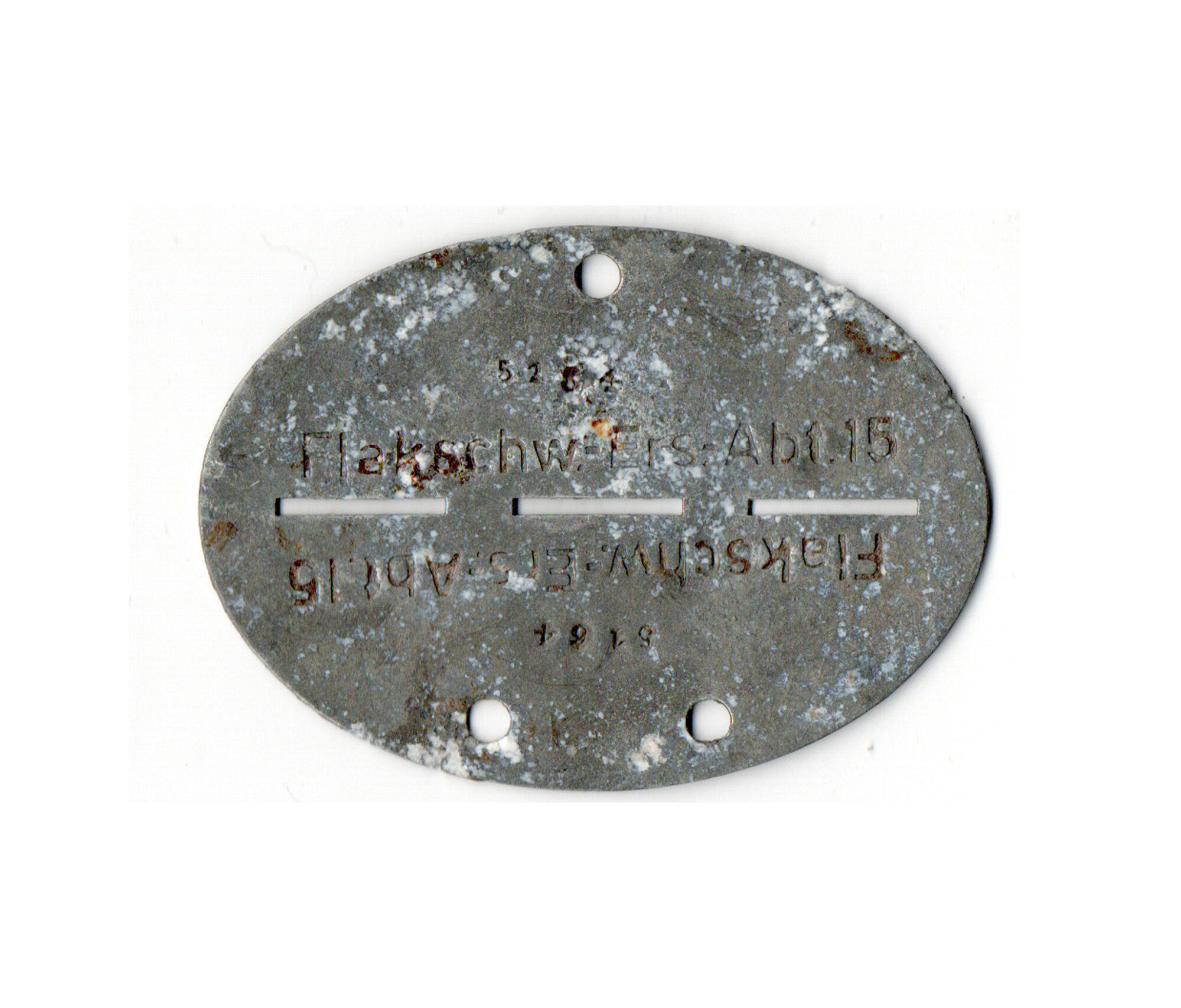 Erkennungsmarke Flakschw.-Ers.Abt. 15