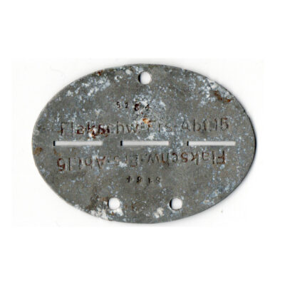 flak15_v Erkennungsmarke Flakschw.-Ers.Abt. 15