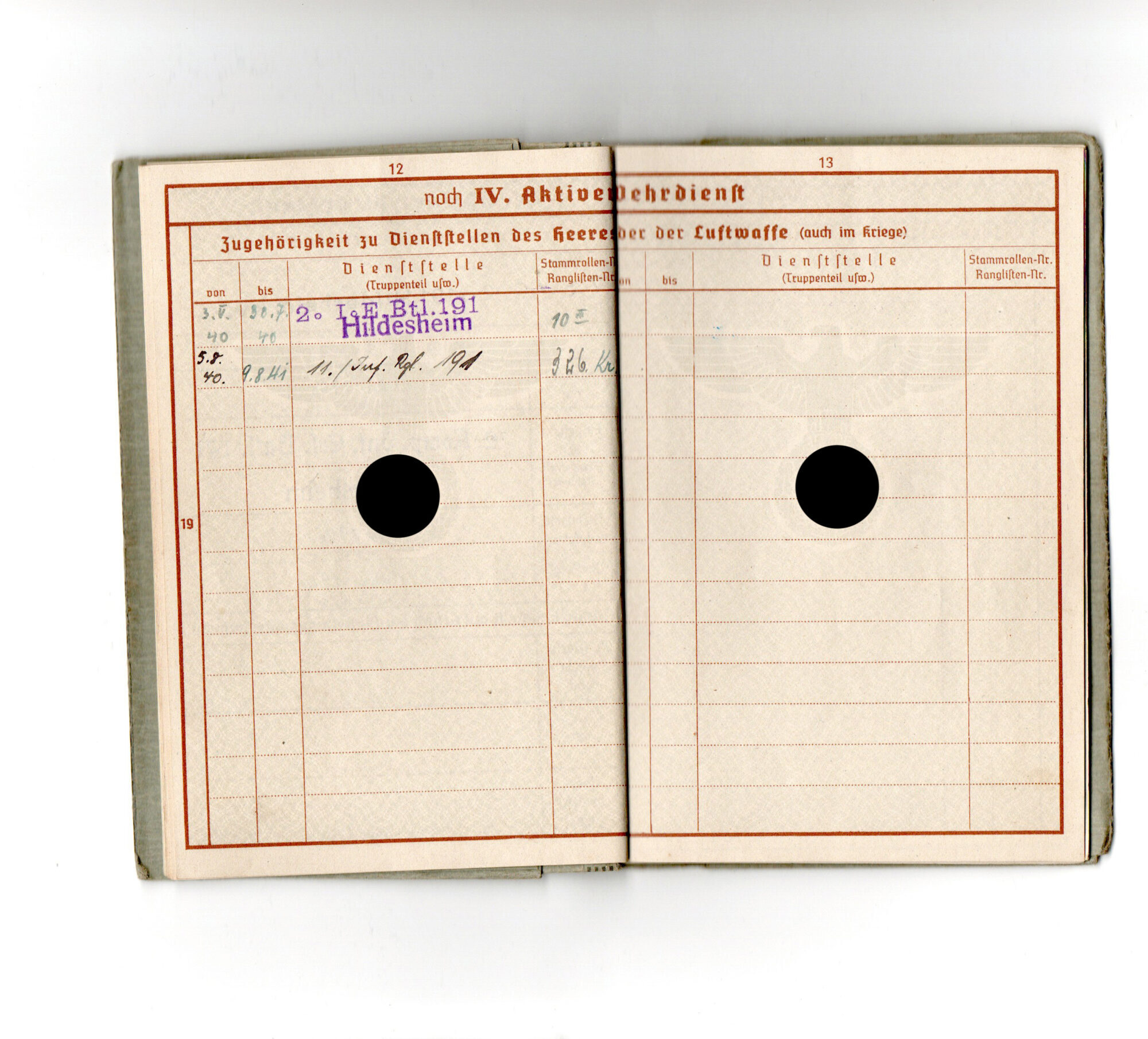 Wehrpass 171.Infanterie Division , Verstorben in Kiew