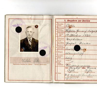 Wehrpass Herford, VWA Schwarz, Tod Sevastopol