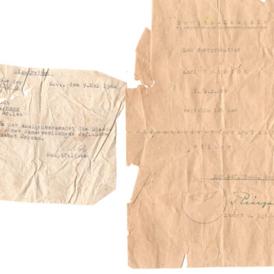 Nachlass 2/G.R.240 ISA Urkunde