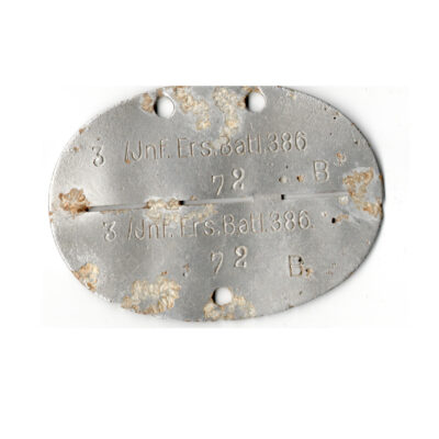 inf386_v Erkennungsmarke 3./Inf.Ers.Batl. 386