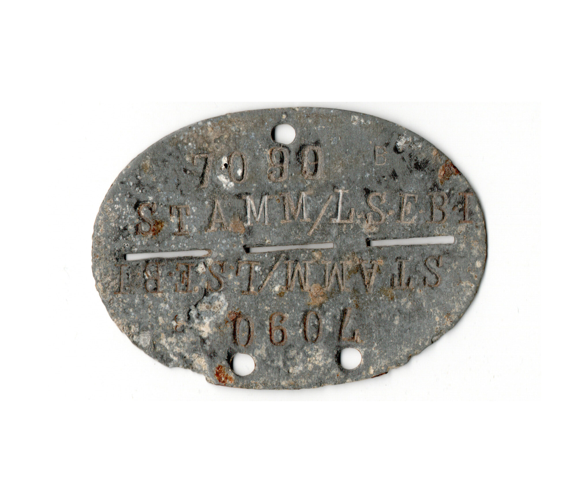 Erkennungsmarke STAMM/L.S.E.B.I