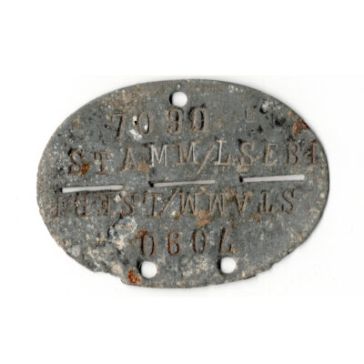Erkennungsmarke STAMM/L.S.E.B.I