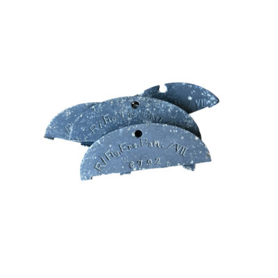 lot2 Luftwaffe Erkennungsmarke "R/ Flg.Ers.Batl./VII"