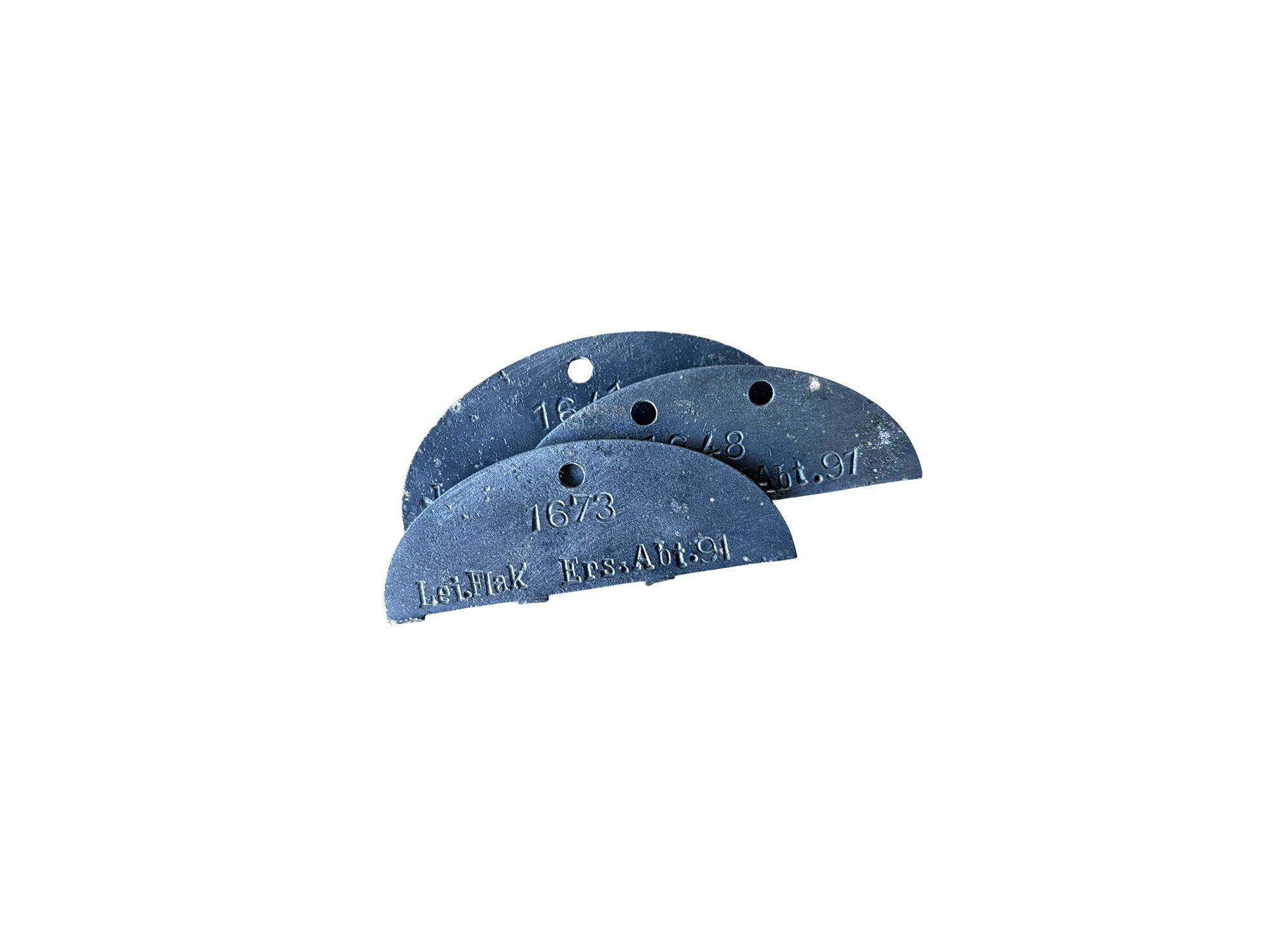 lot3 Luftwaffe Erkennungsmarke "Lei.Flak.Ers.Abt.91"