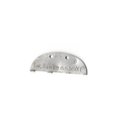 m1 Luftwaffe Erkennungsmarke "Lw.Baukomp.56/XI"