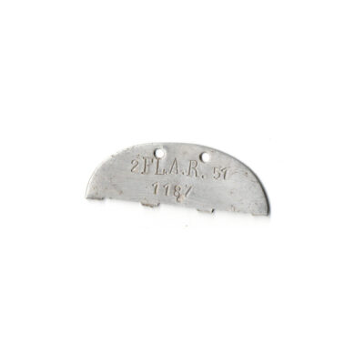 m3 Luftwaffe Erkennungsmarke "2 FL.A.R 51"