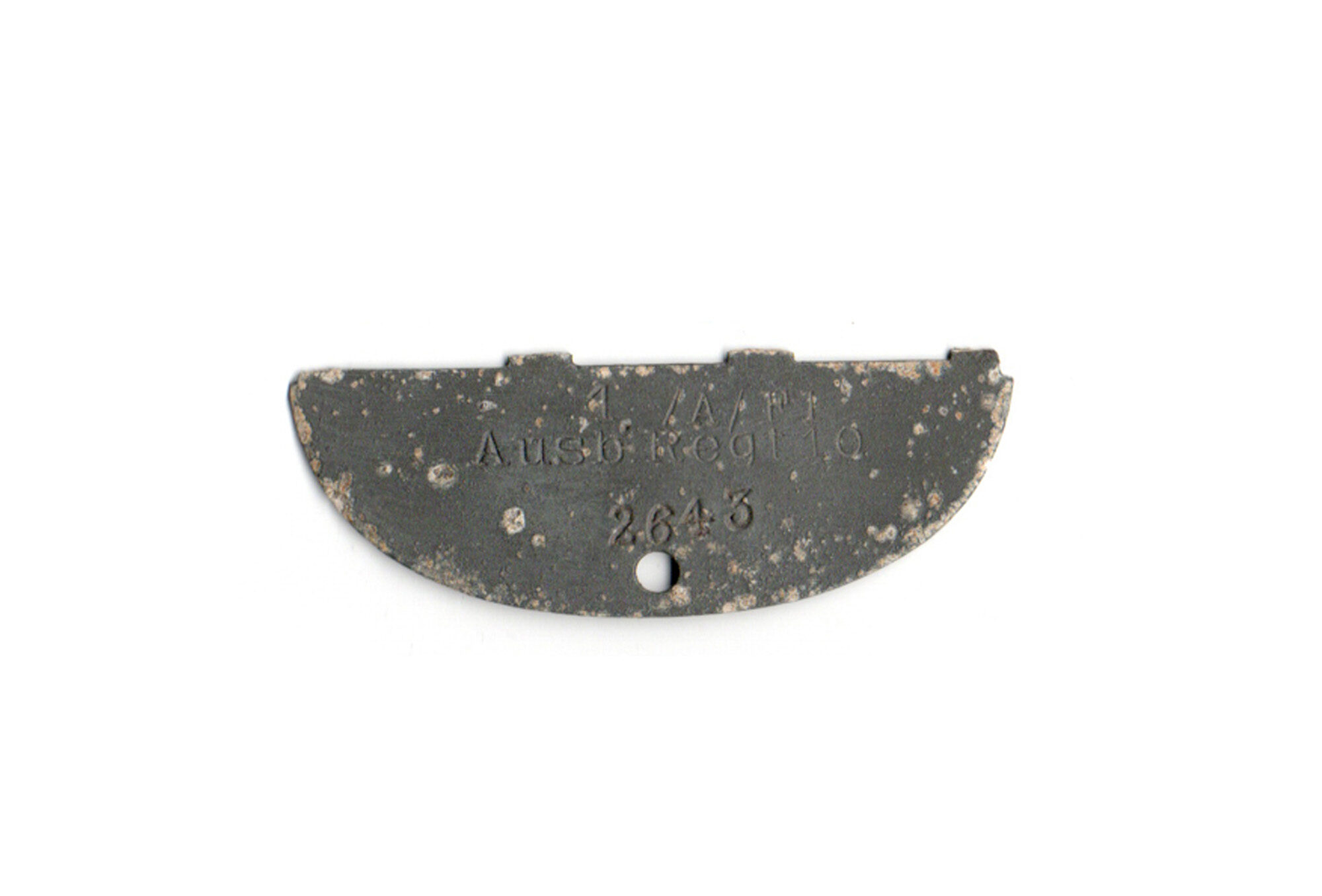 m30 Luftwaffe Erkennungsmarke "1./A/FL Ausb.Regt.10"