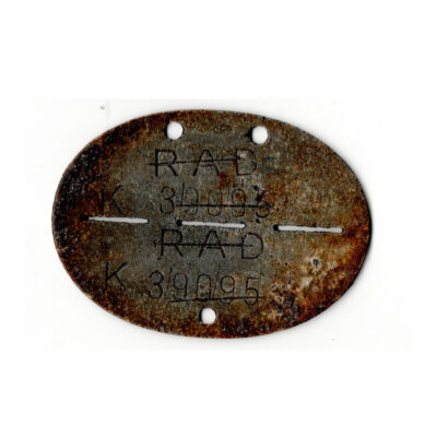 Erkennungsmarke RAD K 3/90/95